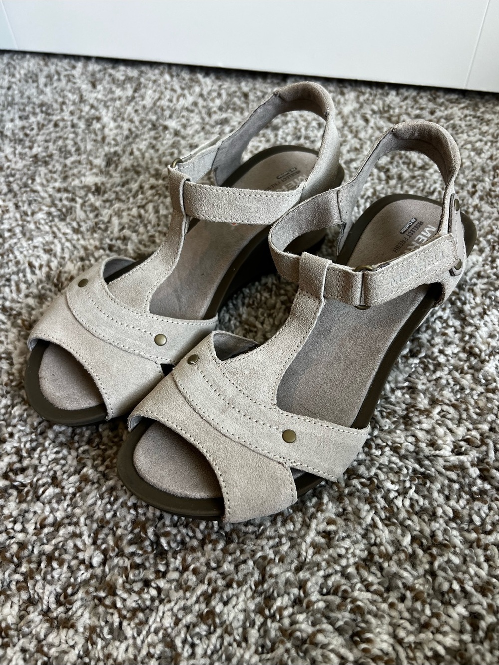 Merrell Revalli Link Wedge Sandals Sz 6.5